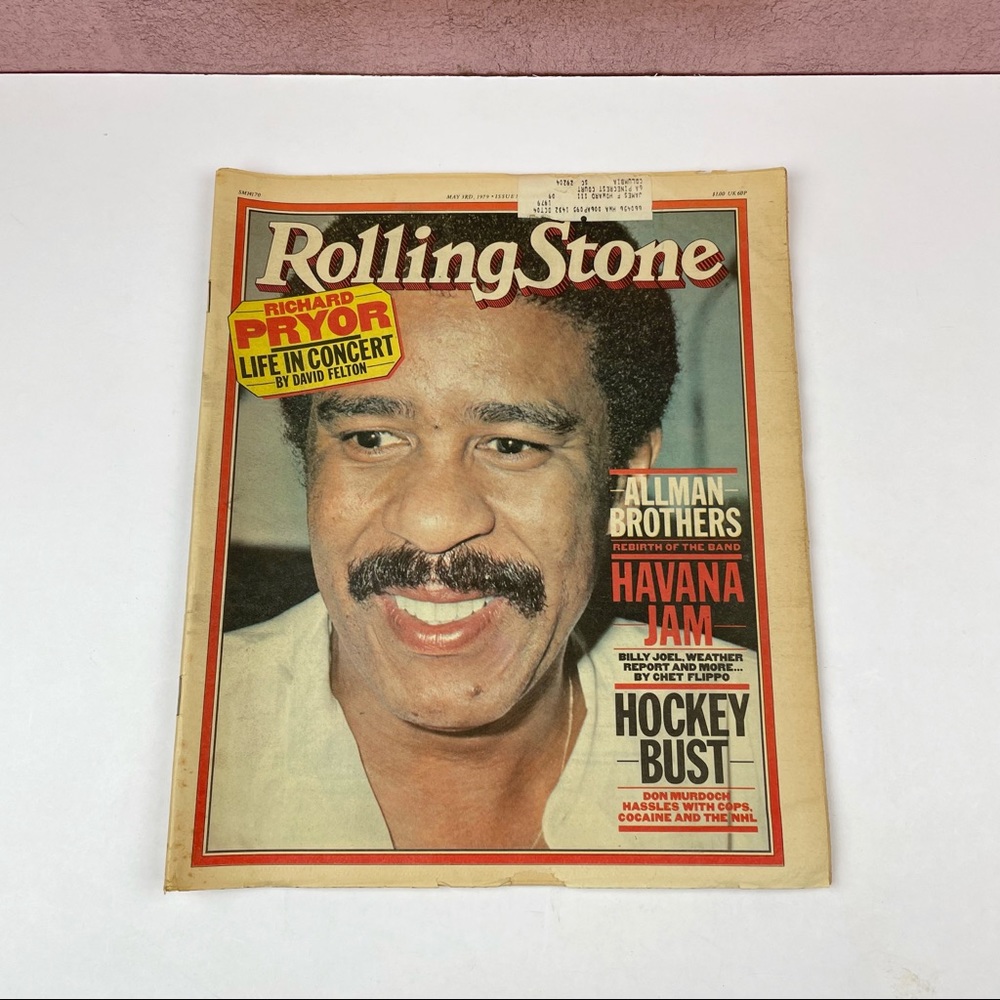 Vintage Rolling Stone Magazine Richard Pryor Allman Brothers May 3, 1979 Music